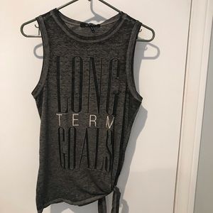 Dark gray Tank top